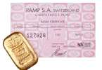PAMP 100 Grams Gold Cast Bullion Bar