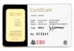 UBS Gold Kinebar 1 Ounce