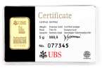 UBS Gold Kinebar 5 Grams
