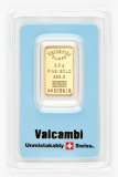 Valcambi Gold Bar 2.5 Gram